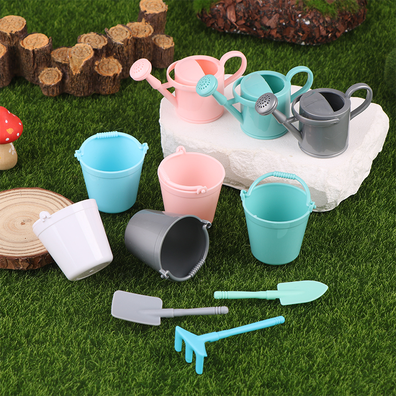 Gardening Tools Watering Can - 1:12 Dollhouse Miniature Watering Can Bucket