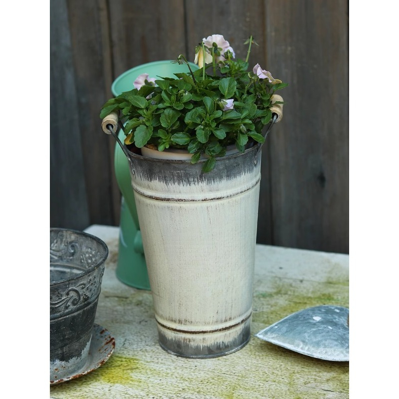 Gardening Tools In English - Retro English Printing Binaural Tin Plate