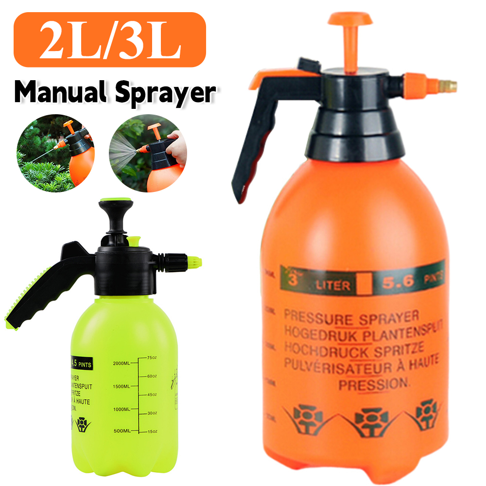 Gardening Tools Watering Can - 2L/3L Hand Pressure Water Sprayer Portable