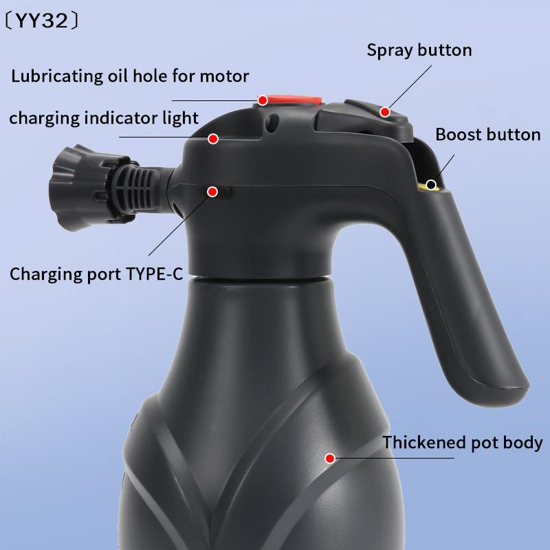 2L Electric Powerful Foam Spra - Gardening Tools Watering Can ulasan dan harga