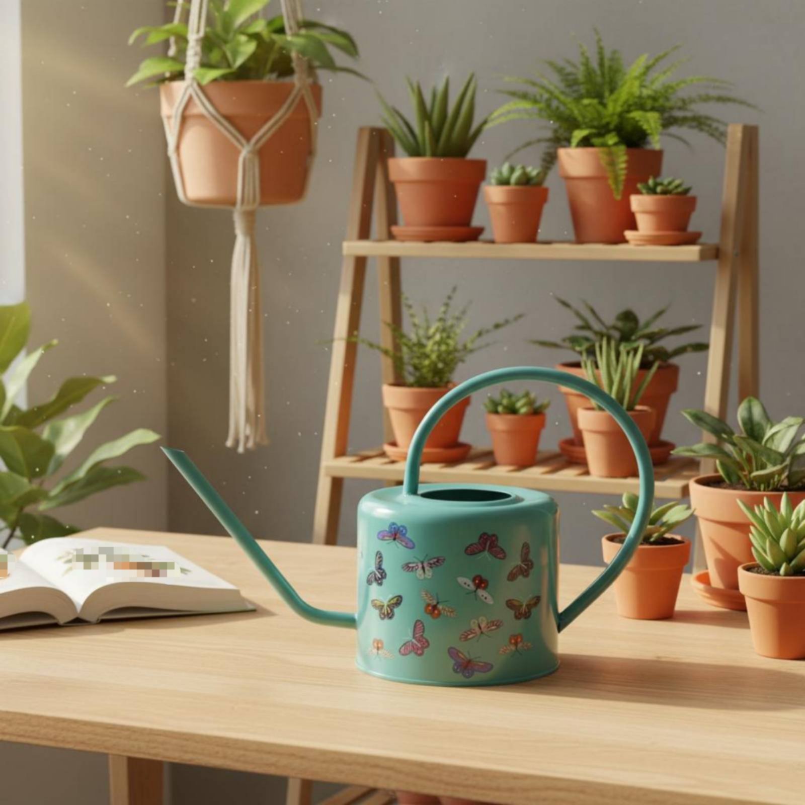 Stainless Steel Watering Can N - Gardening Tools Watering Can ulasan dan harga