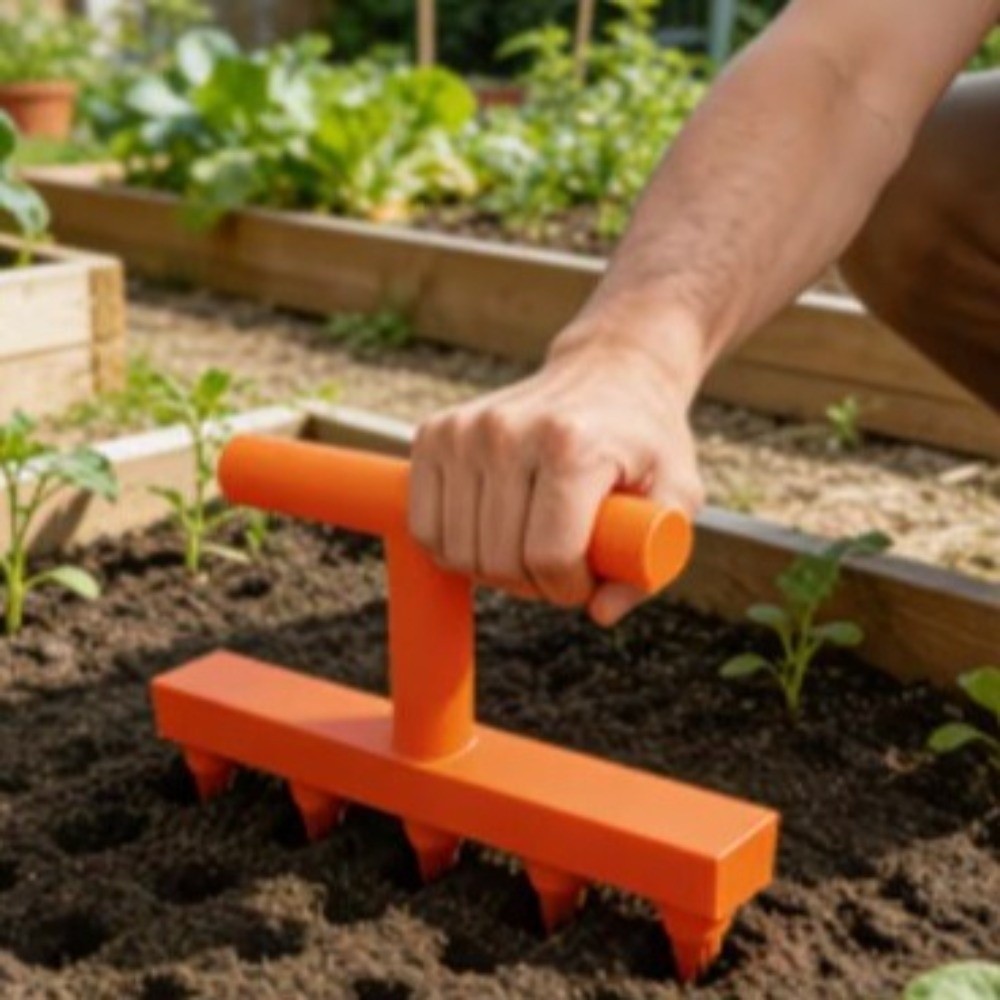 Plastic Soil Hole Drilling Too - Garden Row Marker ulasan dan harga