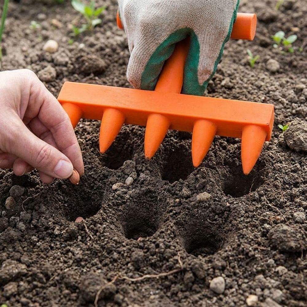 Plastic Soil Hole Drilling Too - Garden Row Marker ulasan dan harga