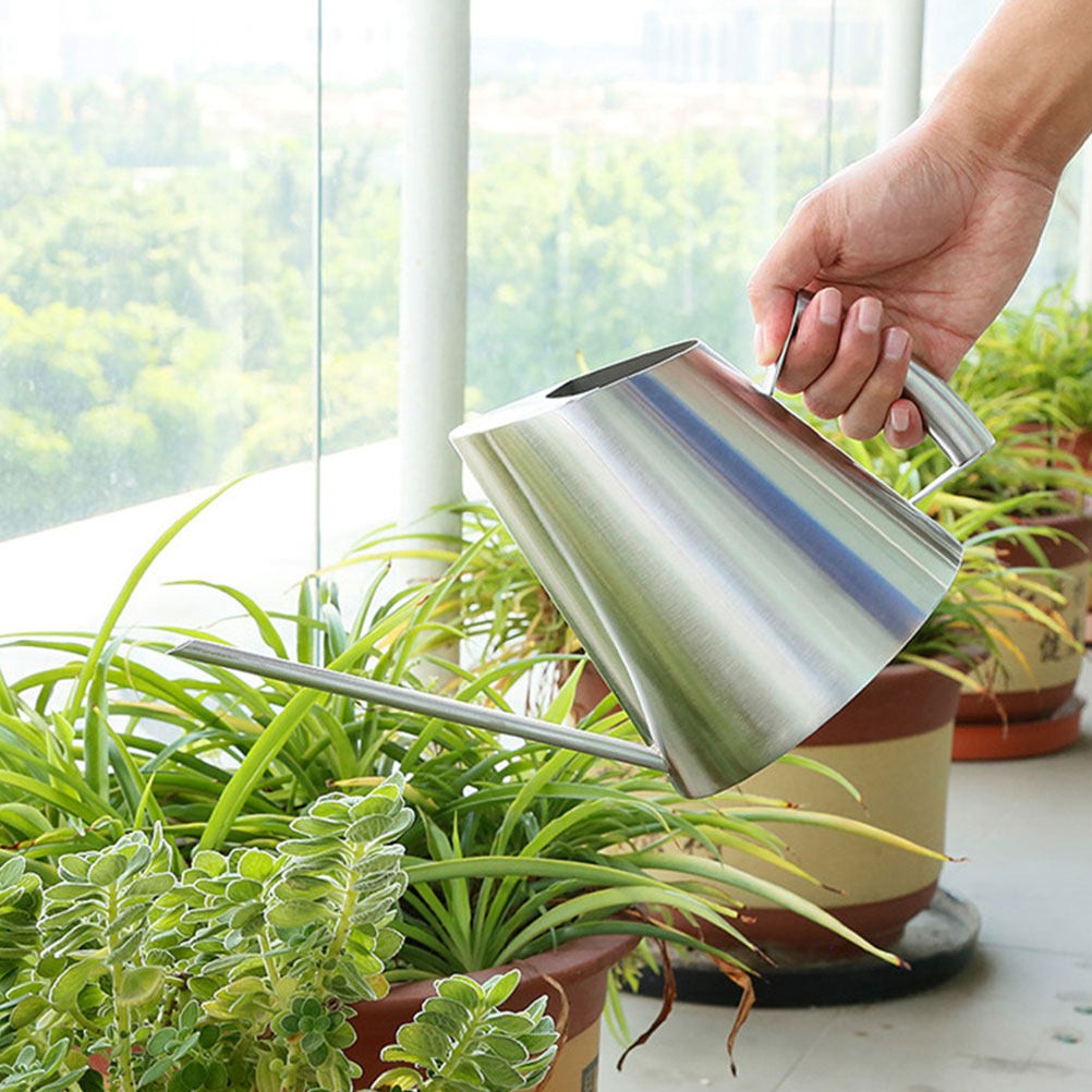 400Ml Stainless Steel Watering - Gardening Tools Watering Can ulasan dan harga