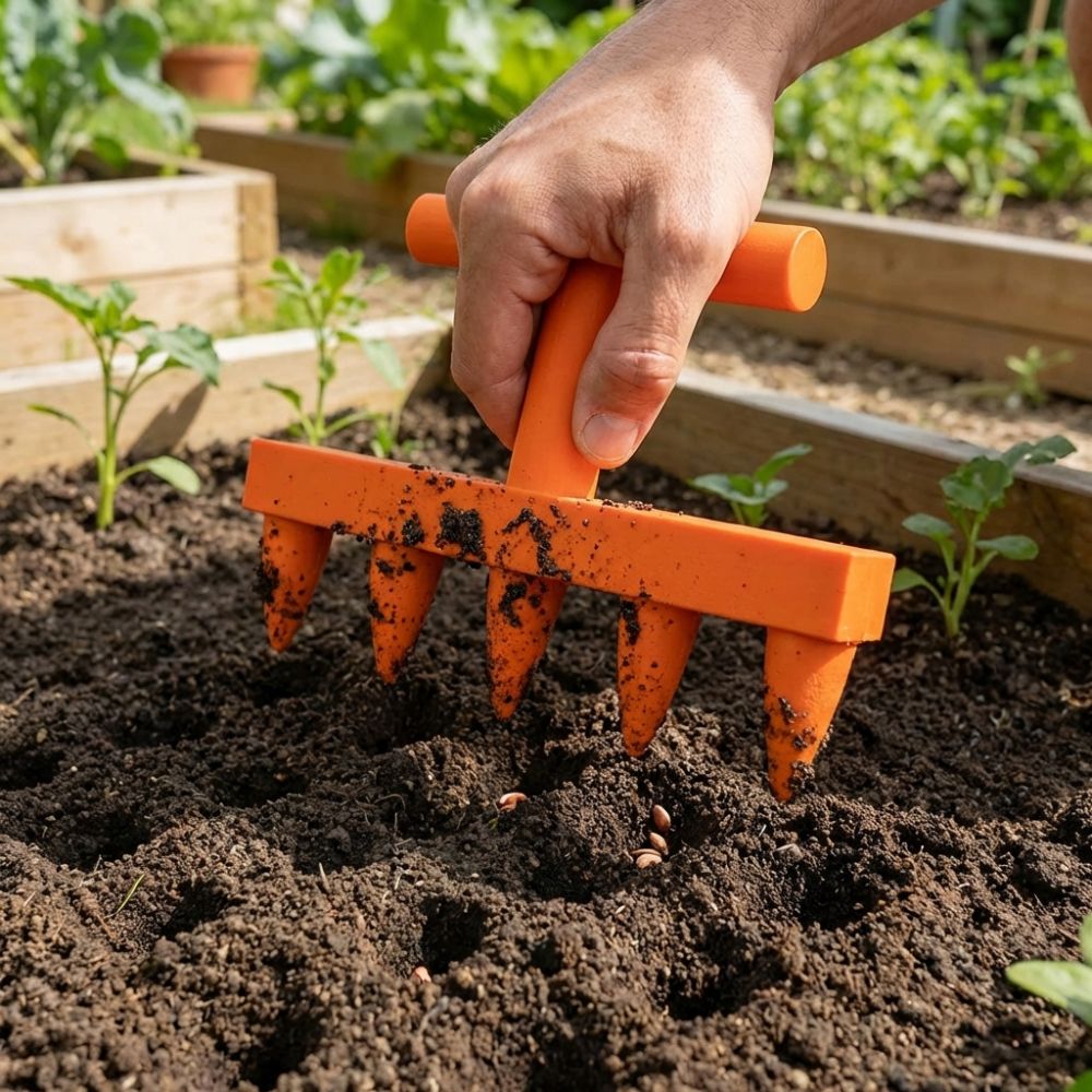 Plastic Soil Hole Drilling Too - Garden Row Marker ulasan dan harga