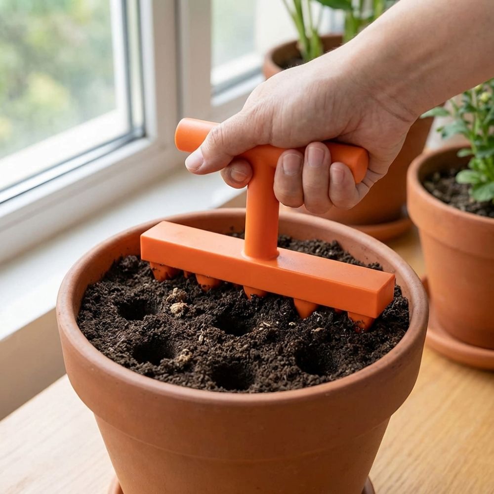 Plastic Soil Hole Drilling Too - Garden Row Marker ulasan dan harga