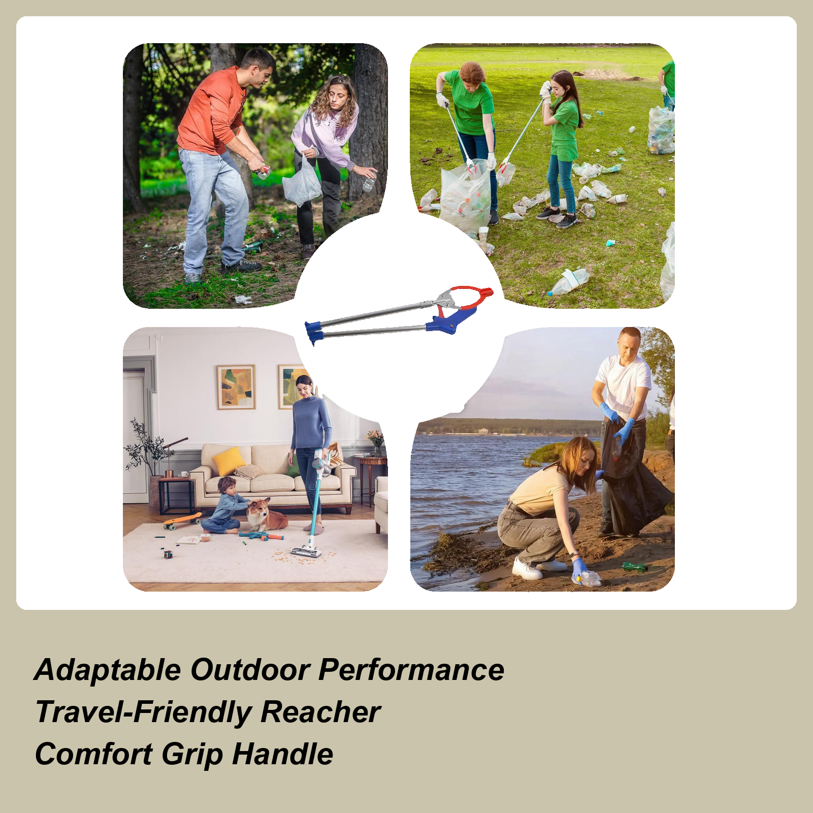 Grabber Tool Foldable Ergonomi - Gardening Yard Tools ulasan dan harga
