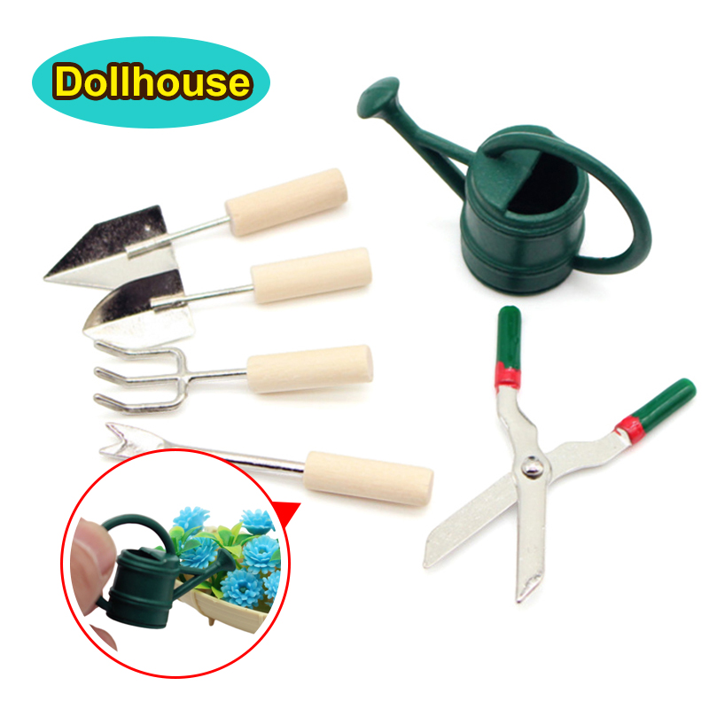 1/12 Dollhouse Simulation Wate - Gardening Tools Equipment ulasan dan harga