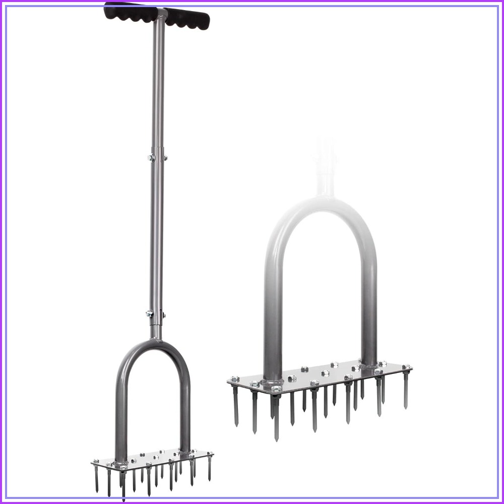 Lawn Aerator Spike Metal Manua - Gardening Yard Tools ulasan dan harga