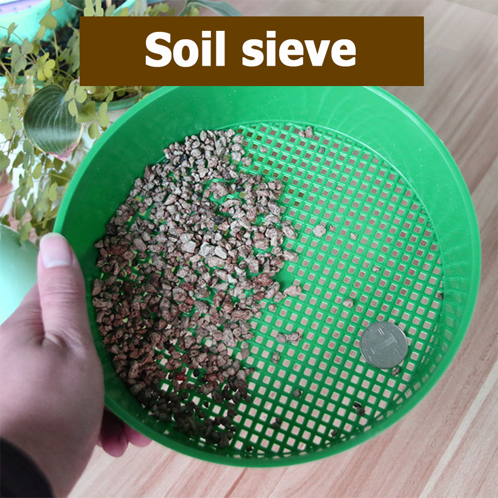 Plastic Soil Sieve Filter Mesh - Gardening Tools Equipment ulasan dan harga